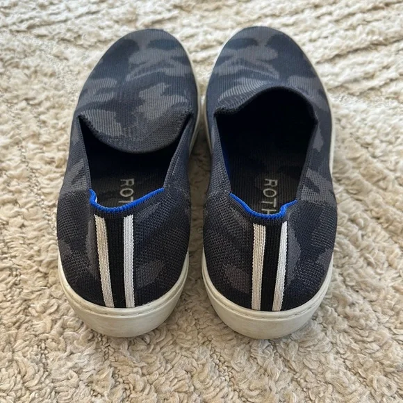 Rothy’s Women’s Slip On Sneaker- Black Camo - Picture 6 of 11